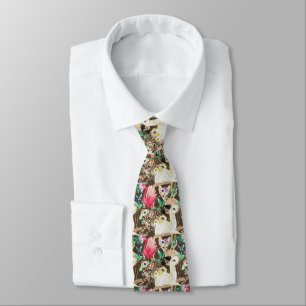 Cravate Motif animal tropical