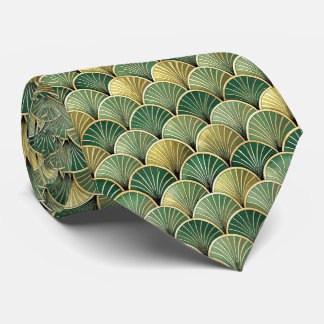 Cravate Motif Art Déco élégant en carrelage 