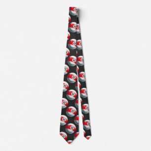 Cravate Motif Billard 11 Ball