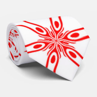 Cravate motif blanc rouge A 2-22