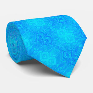 Cravate Motif bleu turquoise