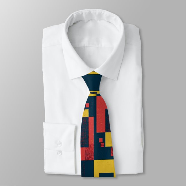 Cravate Motif Coloré (Attaché)