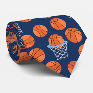 Cravate motif cool de basket-ball