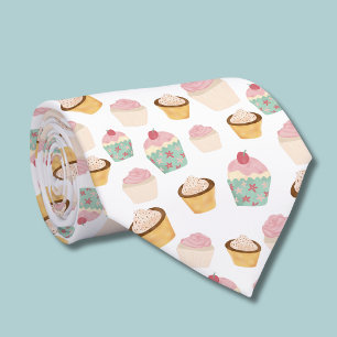 Cravate Motif Cupcake