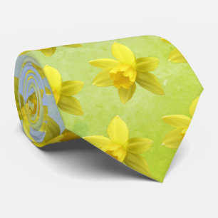 Cravate Motif Daffodique Blooms