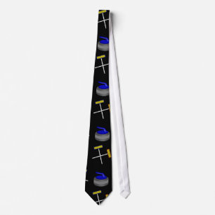 Cravate Motif de bordage noir