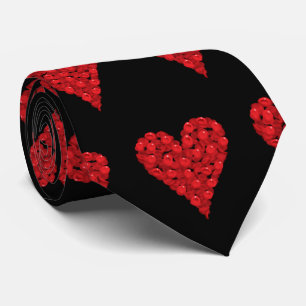 Cravate Motif de cellules sanguines cardiaques