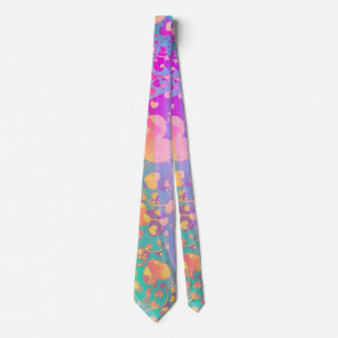 Cravate Motif de cœur drôle XI - couleurs pastel + idées