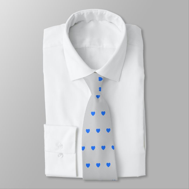 Cravate Motif de cœurs (Attaché)