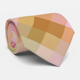 Cravate Motif de diamant géométrique moderne coloré #12