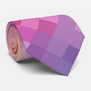 Cravate Motif de diamant géométrique moderne coloré #13