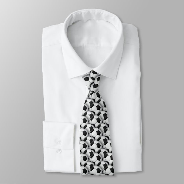 Cravate Motif de football| Sport (Attaché)