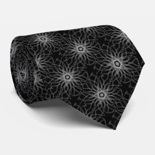 Cravate Motif de hachures croisées symétriques abstrait