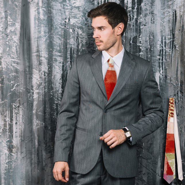 Cravate Motif de Hammamet par Paul Klee, Art Abstrait (Créateur téléchargé)