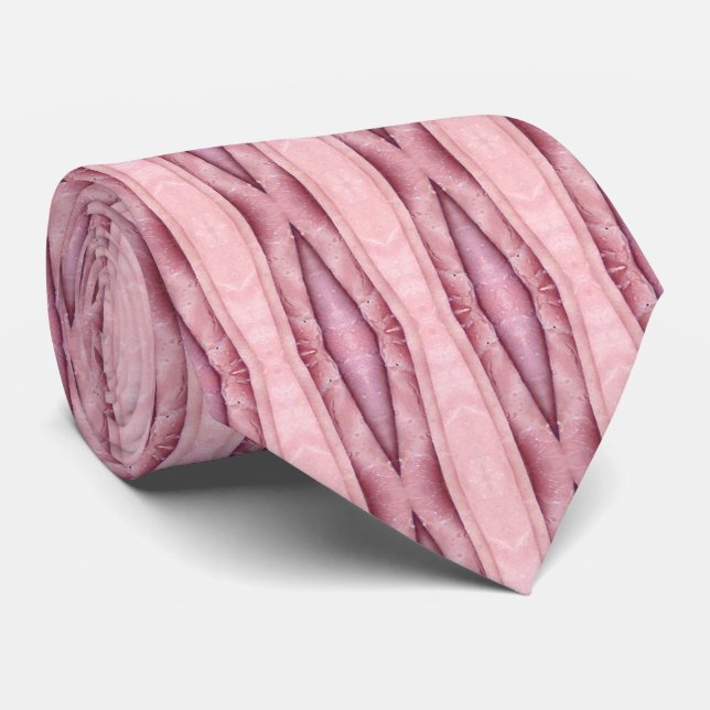 Cravate Motif de jambon - AMUSANT ! (Roulé)