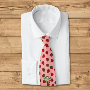 Cravate Motif de l'icône fraise