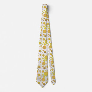 Cravate Motif de point de polka ananas