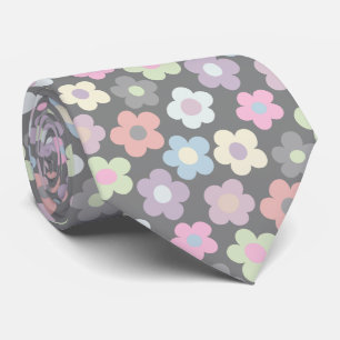 Cravate Motif de prairie florale mignonne