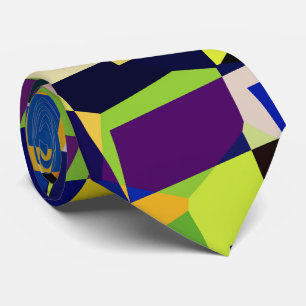 Cravate Motif de style Terrazzo Artistique moderne