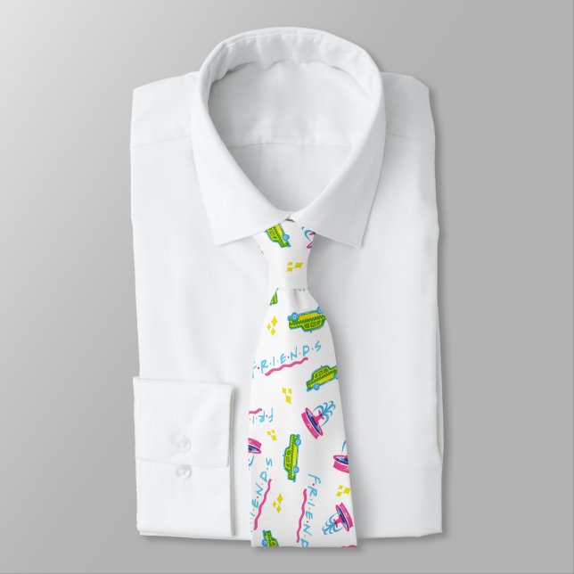Cravate Motif de taxi et de fontaine d'eau pour AMIS™ (Attaché)