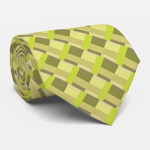 Cravate Motif de teinte de vert citron