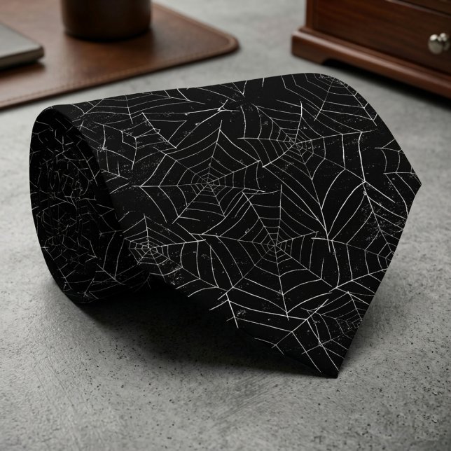 Cravate Motif de toile d'araignée (Créateur téléchargé)