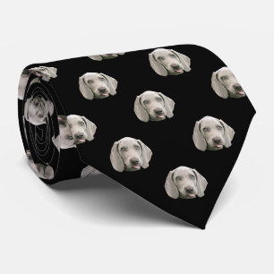 Cravate Motif de Weimaraner