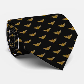 Cravate Motif d'Eagle d'or des hommes