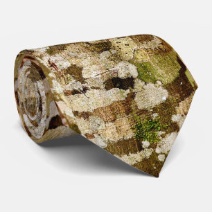 Cravate / motif d'écorce