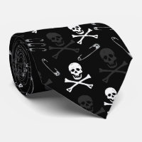 Motif des crânes de punk Rock et des pinces de séc