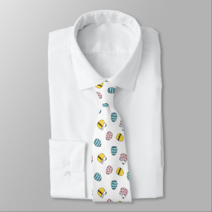 Cravate Motif des oeufs de Pâques Snoopy
