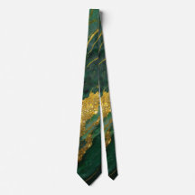 Motif en marbre vert avec or