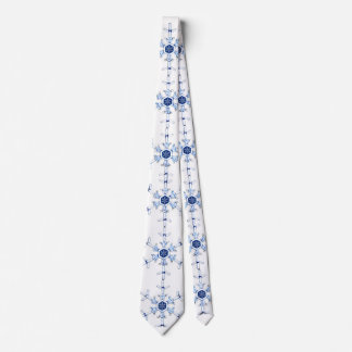 Cravate Motif flocon de neige diamant