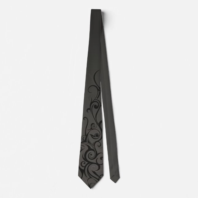 Cravate Motif floral vintage (Devant)