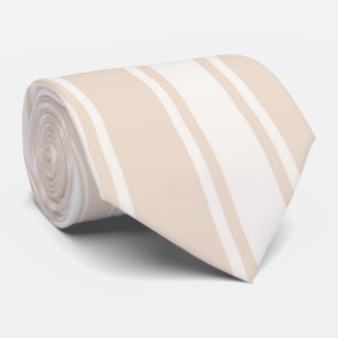 Cravate Motif funky de couleur amande