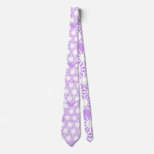 Cravate Motif géométrique Lilac