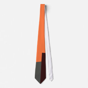 Cravate Motif géométrique moderne couleur rétro #5