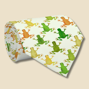 Cravate Motif grenouille