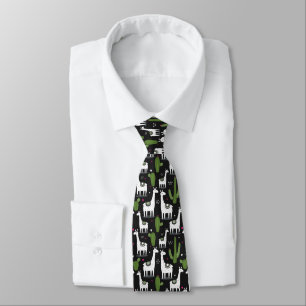 Cravate Motif heureux de lama
