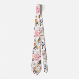 Cravate Motif mignon de surcharge de l'antenne