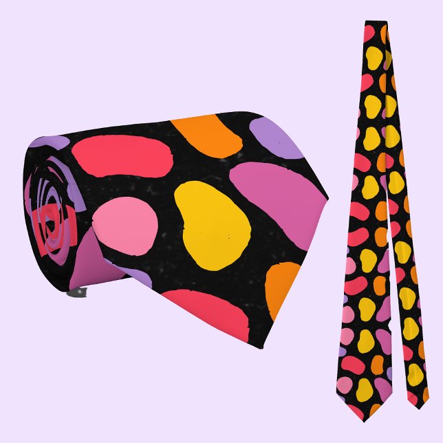 Cravate Motif moderne Blob Swatch (Créateur téléchargé)