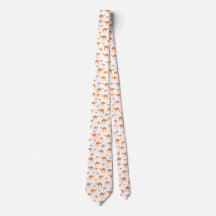 Motif moderne orange et blanc