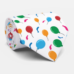 Cravate motif montgolfière du parti cool