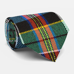 Cravate Motif multicolore Tartan