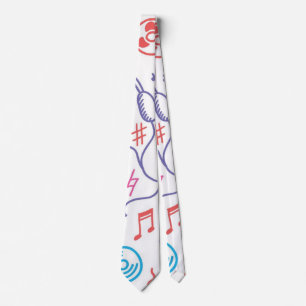 Cravate Motif musical