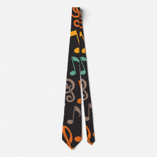 Cravate Motif musical