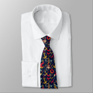 Cravate Motif nautique