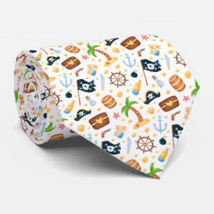 Cravate Motif Nautique À Thème Pirate Cute