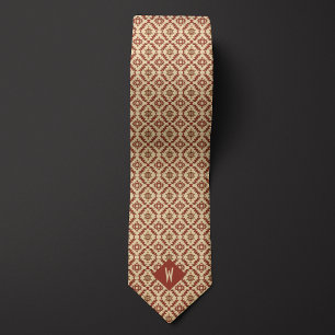 Cravate Motif Orné Aztec