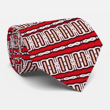 Motif ouvrier 2 (corail rouge)